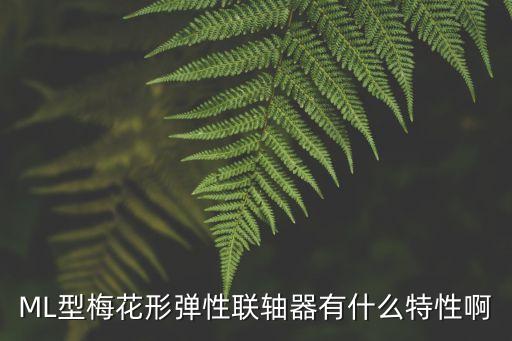 ML型梅花形弹性联轴器有什么特性啊