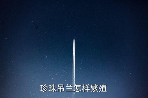 珍珠吊兰怎样繁殖