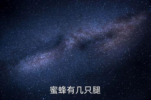 蜜蜂多少条腿，蜜蜂有几只腿