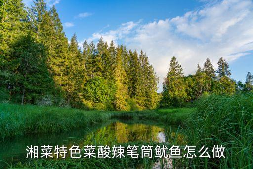 湘菜特色菜酸辣笔筒鱿鱼怎么做