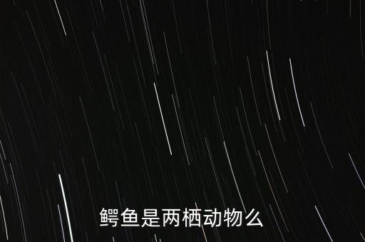鳄鱼是两栖动物么