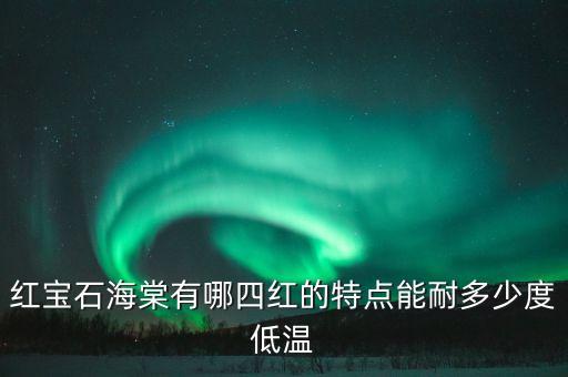 红宝石海棠，红宝石海棠有哪四红的特点能耐多少度低温