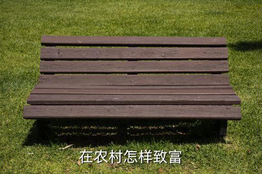 农业怎么致富，在农村怎样致富