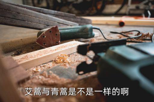 艾蒿与青蒿是不是一样的啊