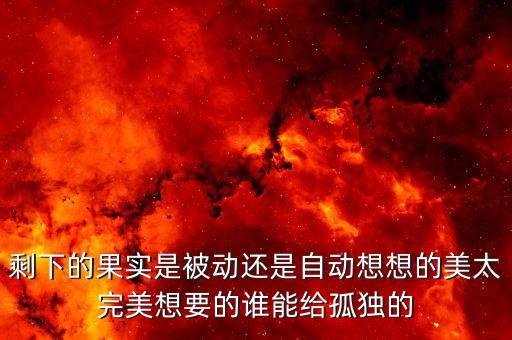 剩下的果实，歌词有时间累计这剩下的果实的是那首