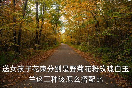送女孩子花束分别是野菊花粉玫瑰白玉兰这三种该怎么搭配比