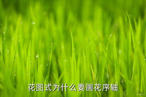 花图式为什么要画花序轴