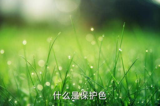 什么是保护色