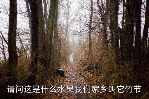请问这是什么水果我们家乡叫它竹节
