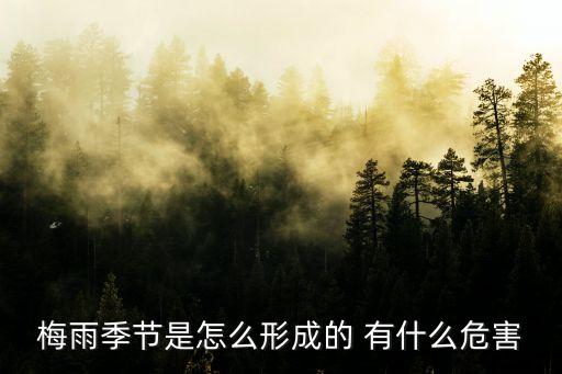 梅雨季，梅雨季节是什么时候