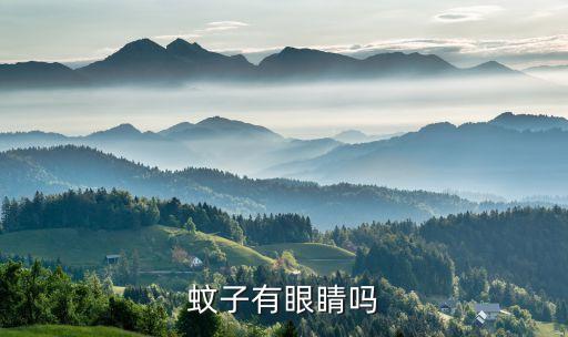 蚊子有眼睛吗