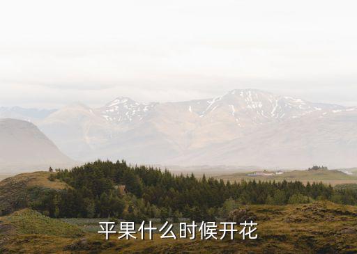 平果什么时候开花