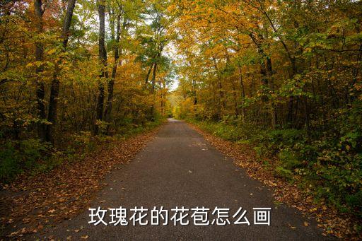 玫瑰花的花苞怎么画