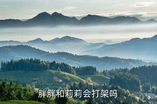 胖胖和莉莉会打架吗