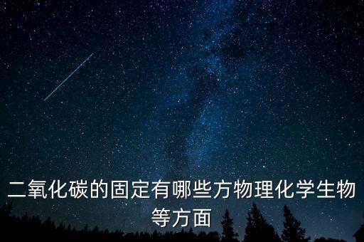 二氧化碳的固定，二氧化碳的固定在细胞的哪里进行