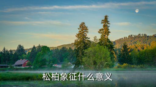 松柏树的象征意义，想知道你知到植物松柏的象征意义吗