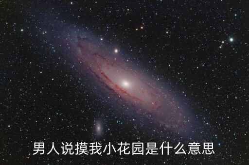 小花园，男人说摸我小花园是什么意思