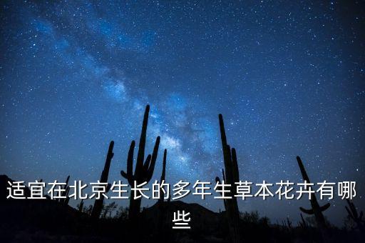 多年生草本，适宜在北京生长的多年生草本花卉有哪些