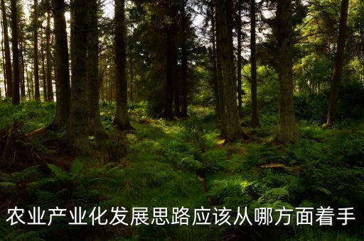 农业全产业怎么发展，如何延伸农业前后两端建设全产业链条