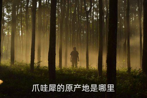 爪哇犀的原产地是哪里
