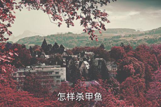 怎样杀甲鱼