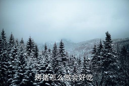 烤猪的做法与配料，烤猪怎么做会好吃
