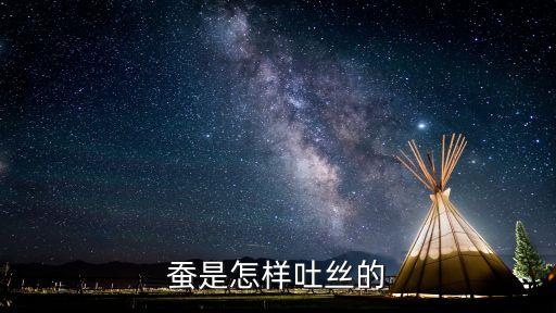 蚕是怎样吐丝的