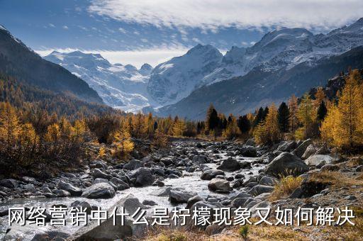 网络营销中什么是柠檬现象又如何解决
