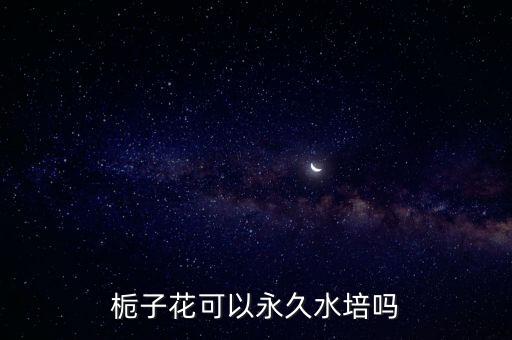 栀子花可以水培吗，栀子花可以一直水培吗