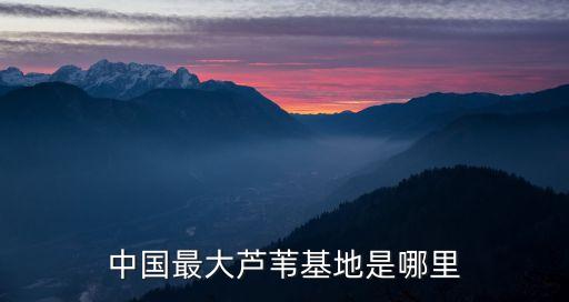 芦苇地，芦苇地属于哪一类农村土地