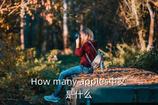 How many apples中文是什么