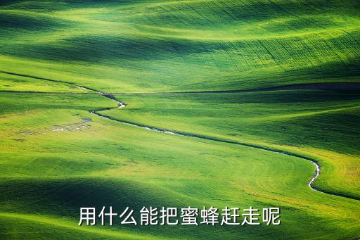 用什么能把蜜蜂赶走呢